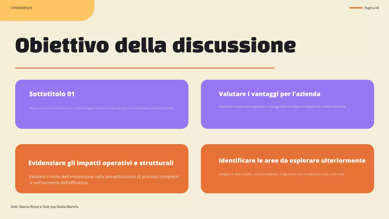 annuncio conferenza blu moderna