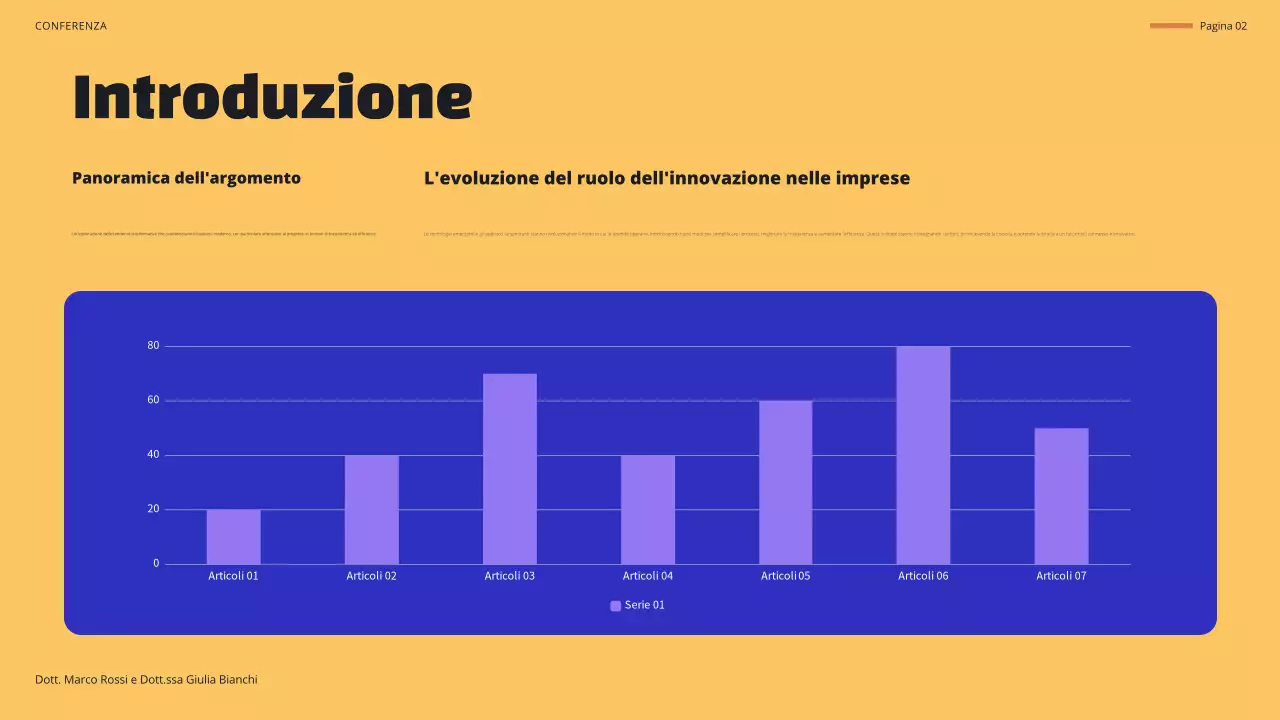 annuncio conferenza blu moderna