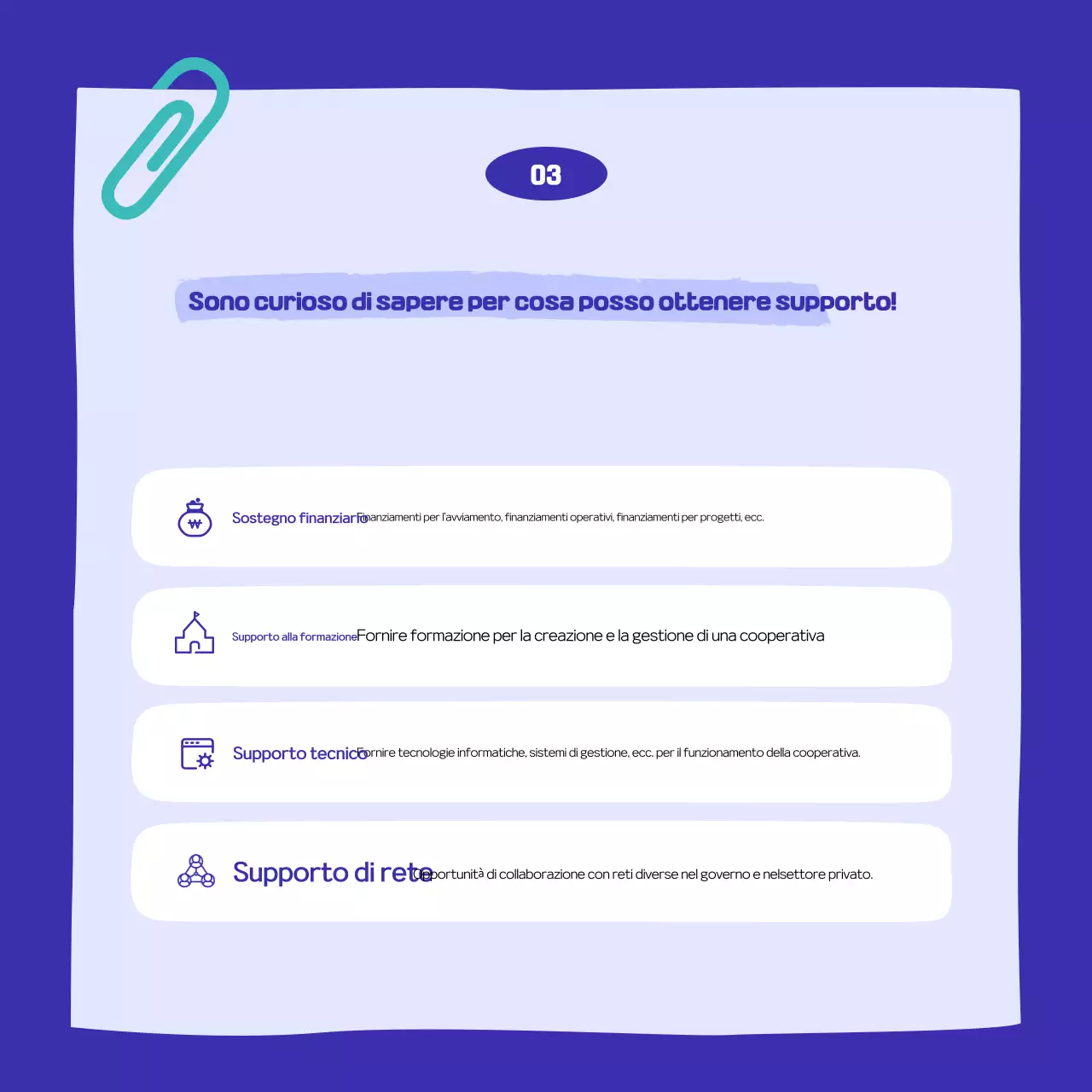 Eventi della Cooperativa Blu