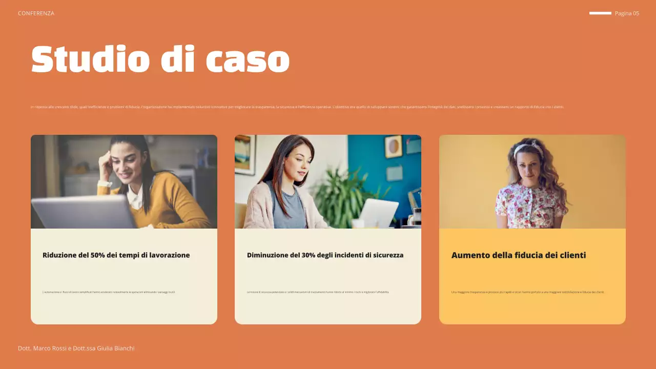 annuncio conferenza blu moderna