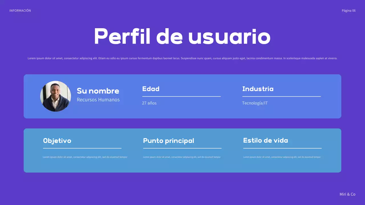 Plan de negocio moderno negro
