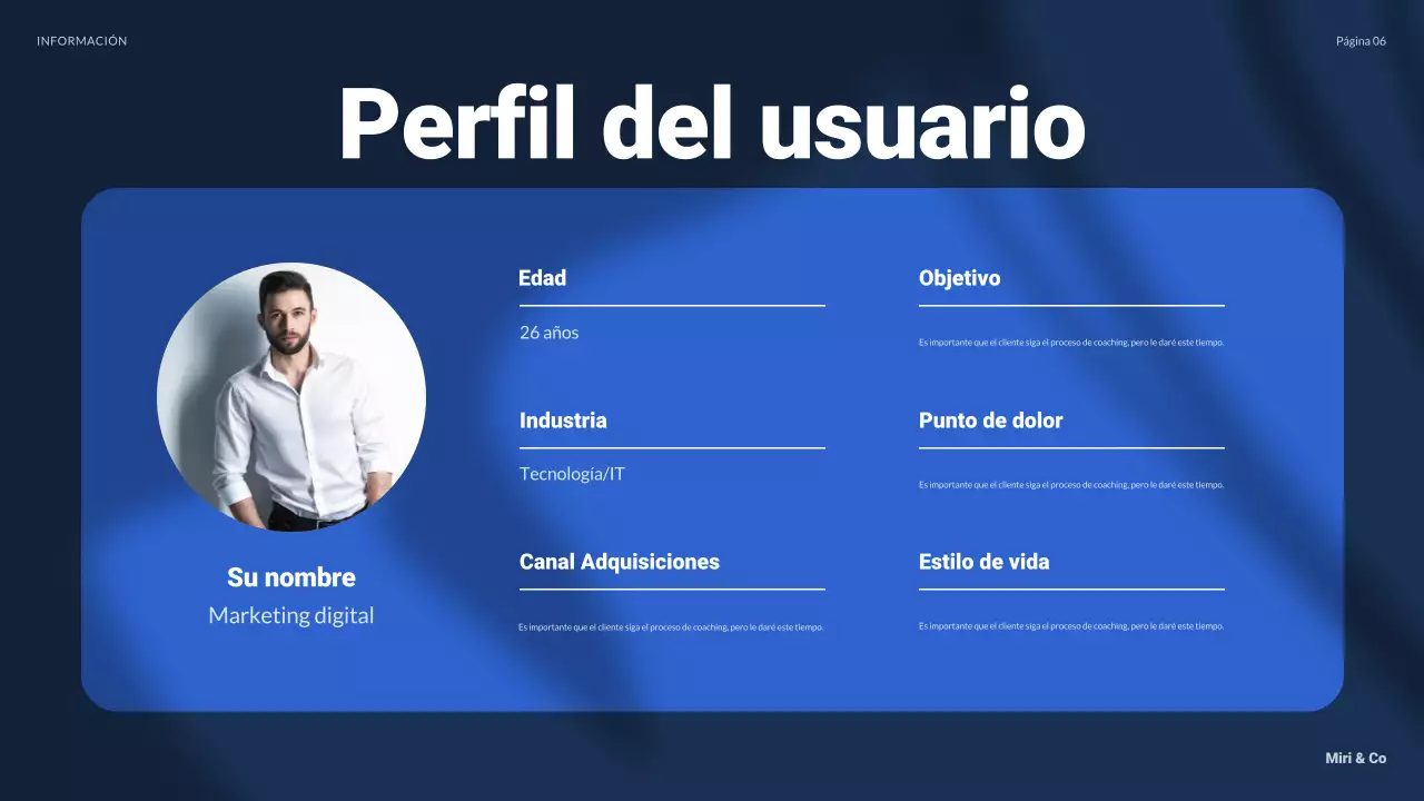 blue modern business plan