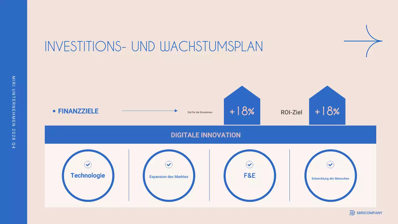 beige moderner Geschäftsbericht