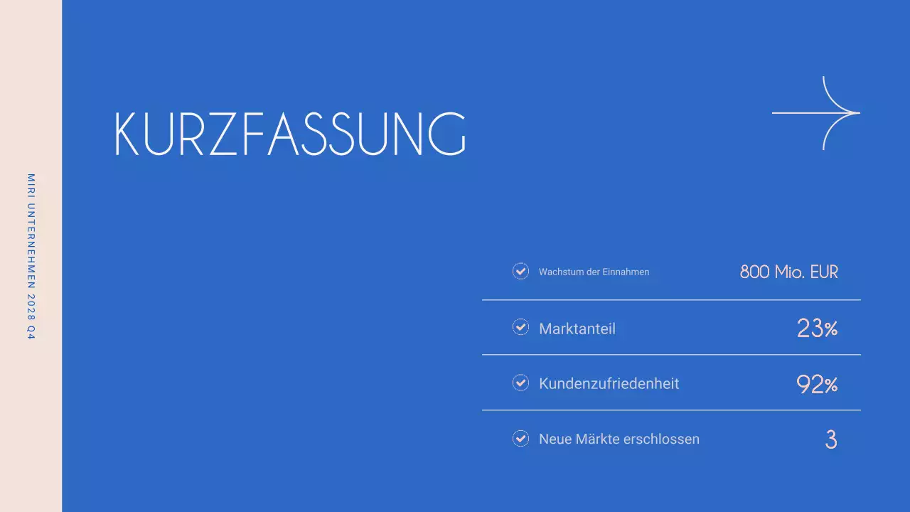 beige moderner Geschäftsbericht