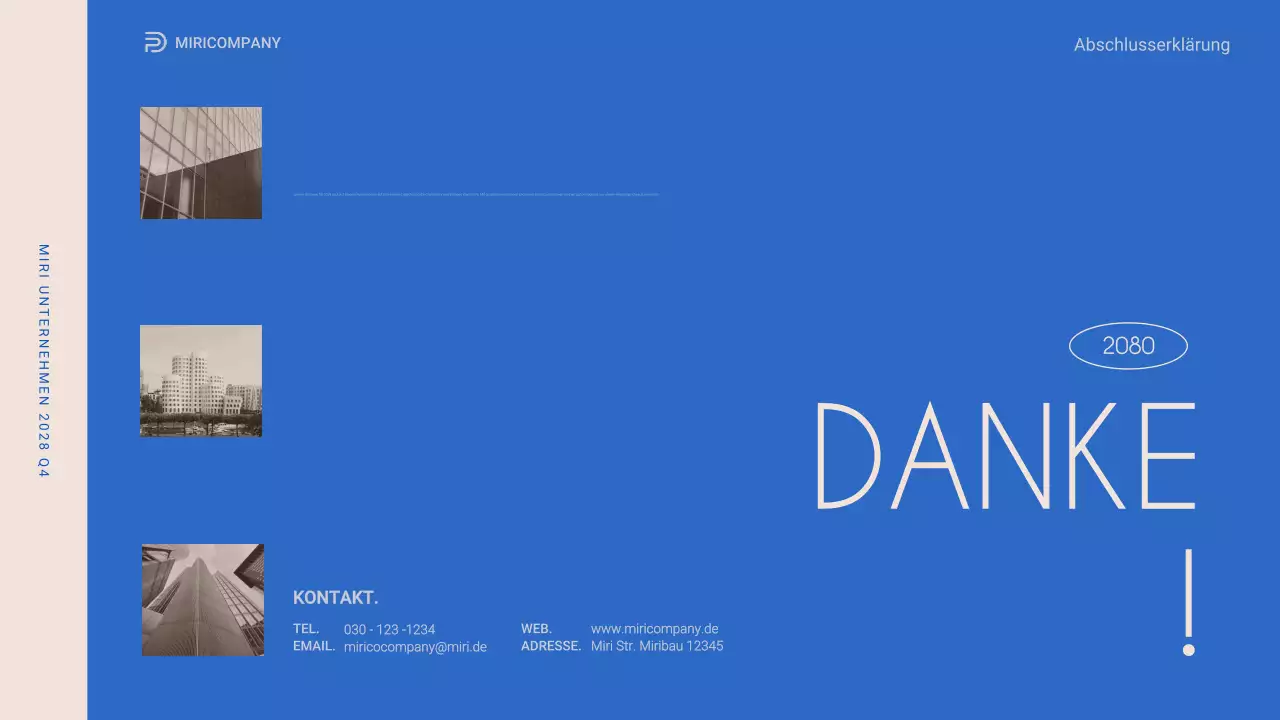 beige moderner Geschäftsbericht