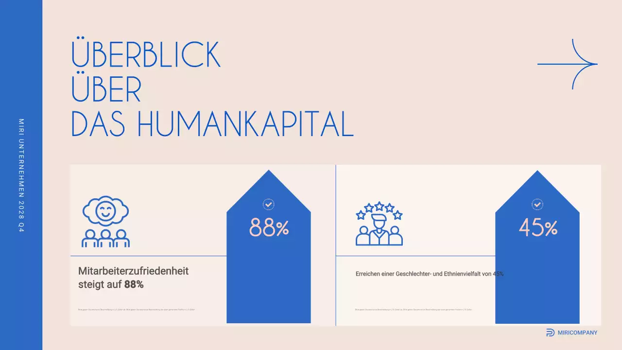 beige moderner Geschäftsbericht