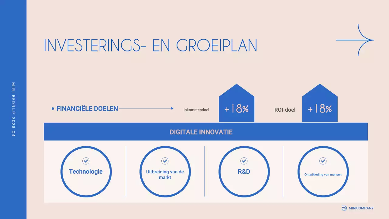 beige modern zakelijk rapport