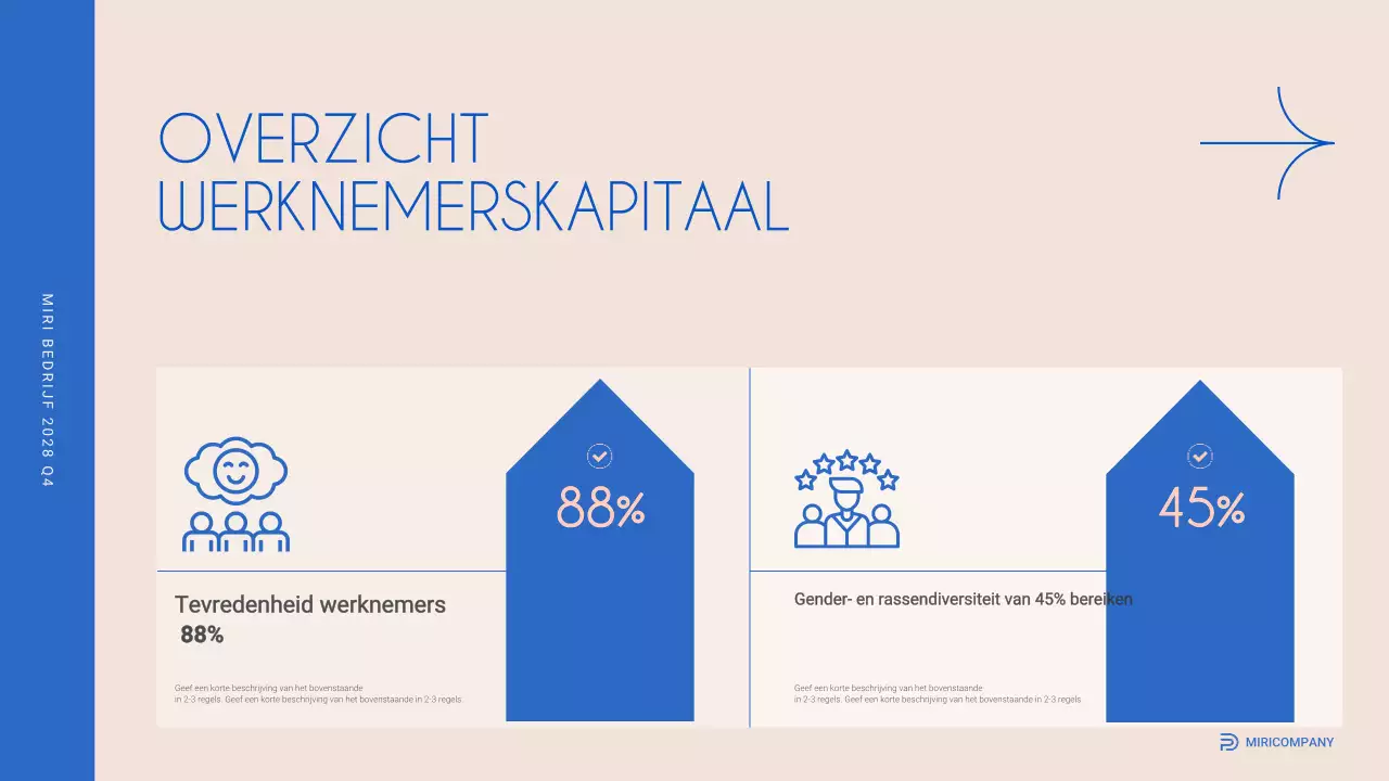 beige modern zakelijk rapport
