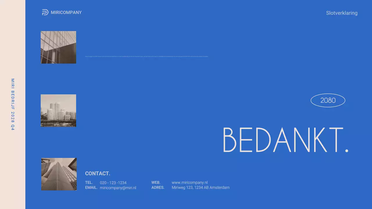 beige modern zakelijk rapport