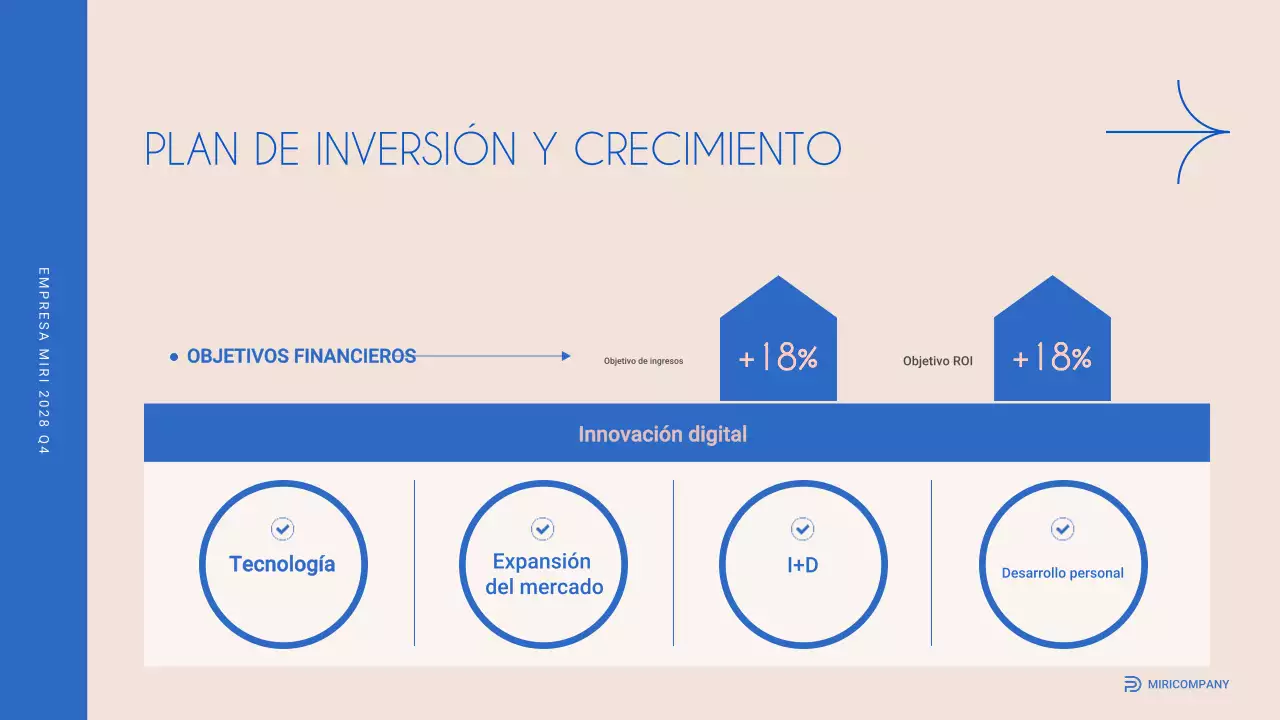 informe sobre la empresa moderna beige