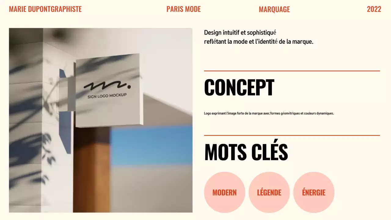 Présentation du portefeuille moderne Orange