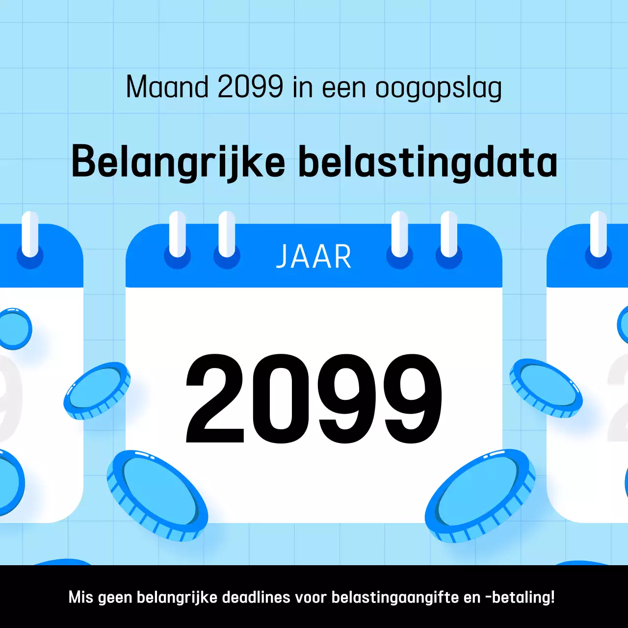 Lichtblauwe eenvoudige handleiding voor belastingschema's