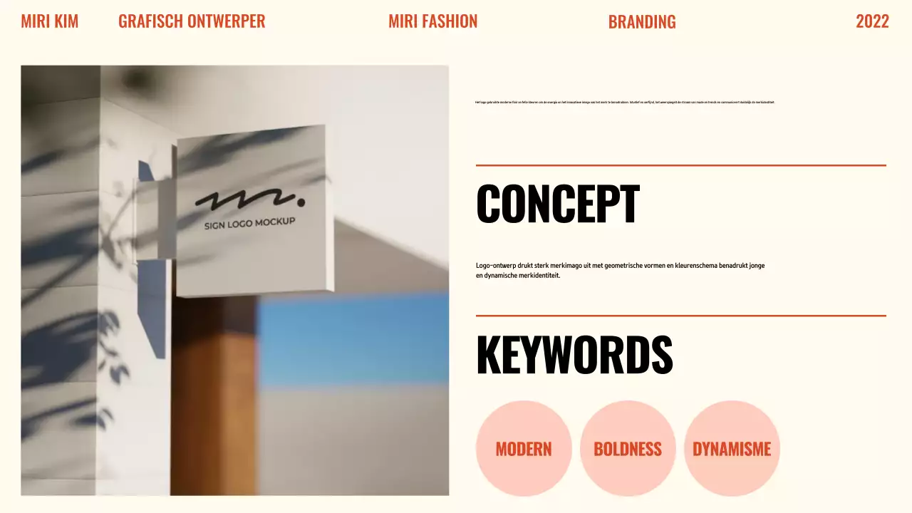 Maak kennis met de Orange Modern Portfolio