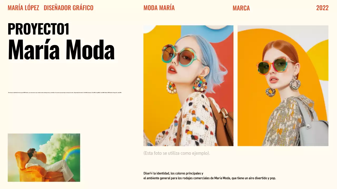 Presentación de la Cartera Moderna Naranja