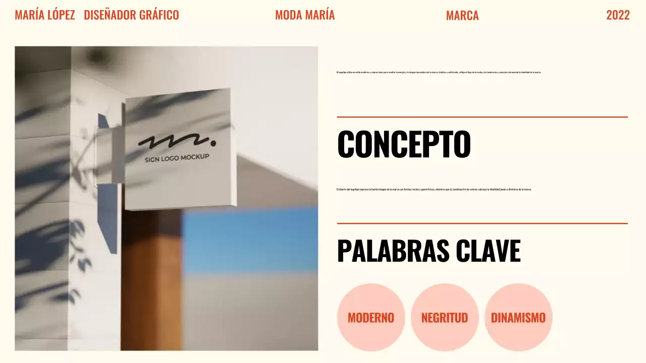 Presentación de la Cartera Moderna Naranja