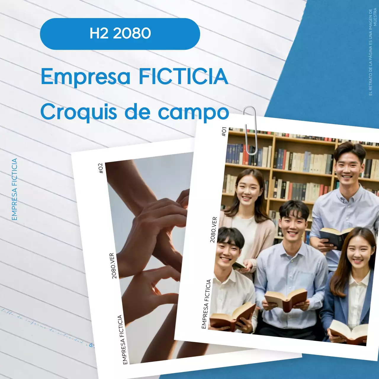 Blue Modern Relaciones públicas