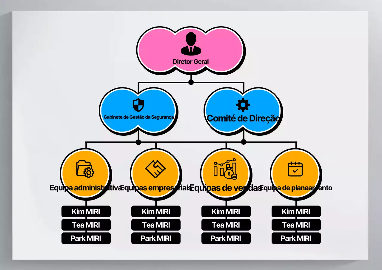 Explicação do organigrama do Pink Tidy