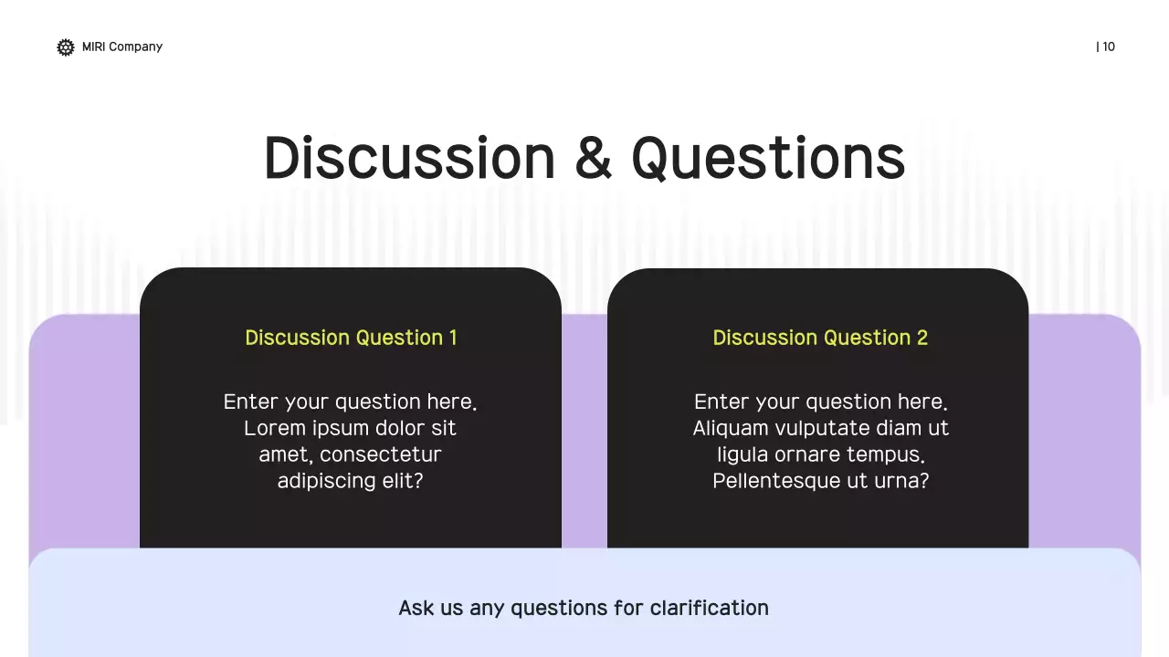 Yellow Modern Business Report Presentation