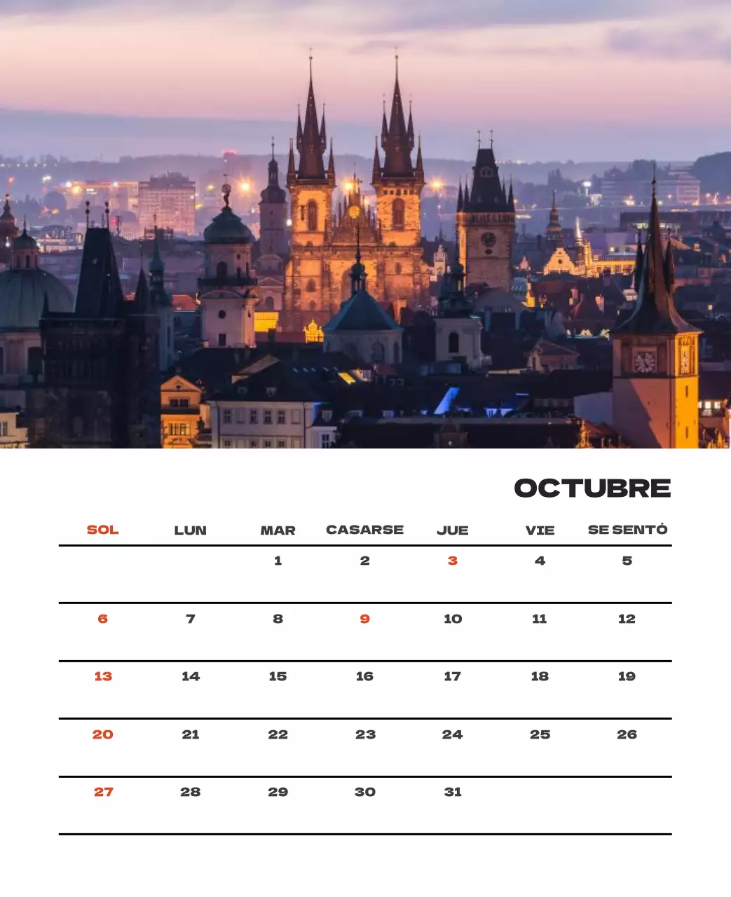 Una agencia de viajes celebra las fiestas con fotografías de viajes de temporada y un diseño de texto limpio y en negrita.