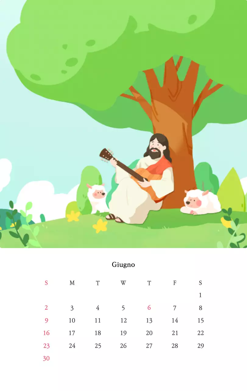 Chiese con simpatiche illustrazioni dai colori caldi