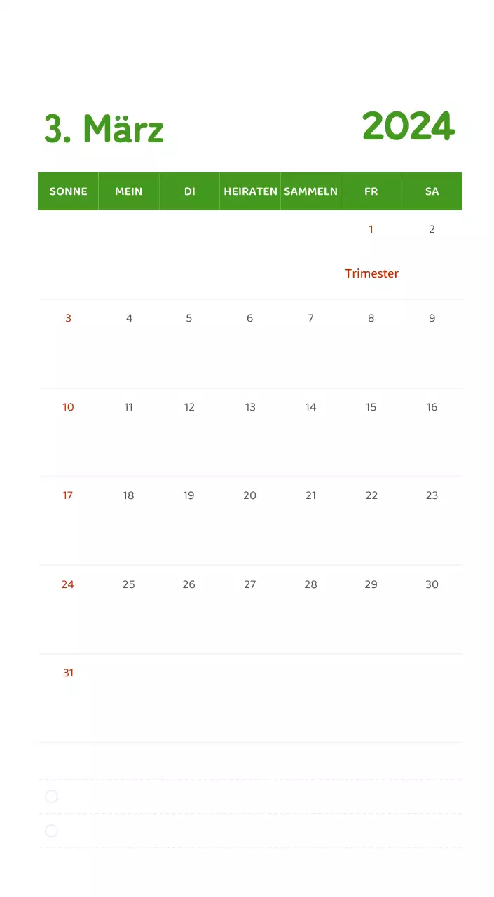 Ein Kalender mit farbenfrohen, emotionalen Illustrationen