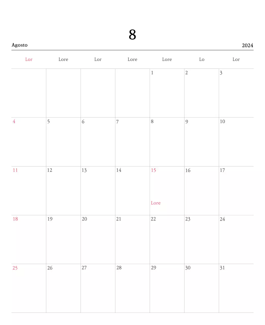 Colori caldiChiese con simpatiche illustrazioni