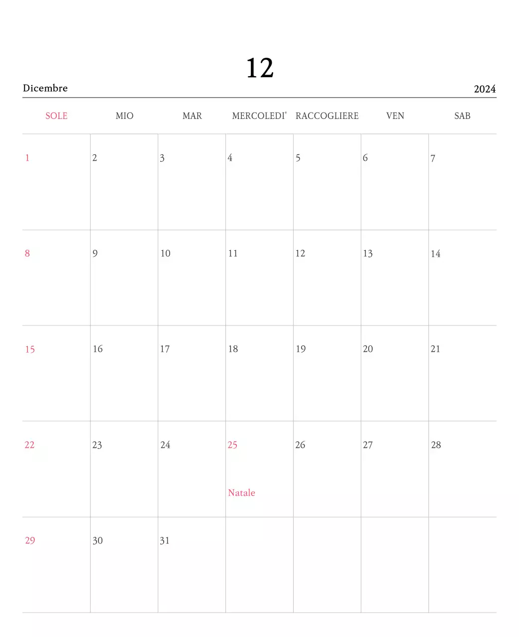 Colori caldiChiese con simpatiche illustrazioni