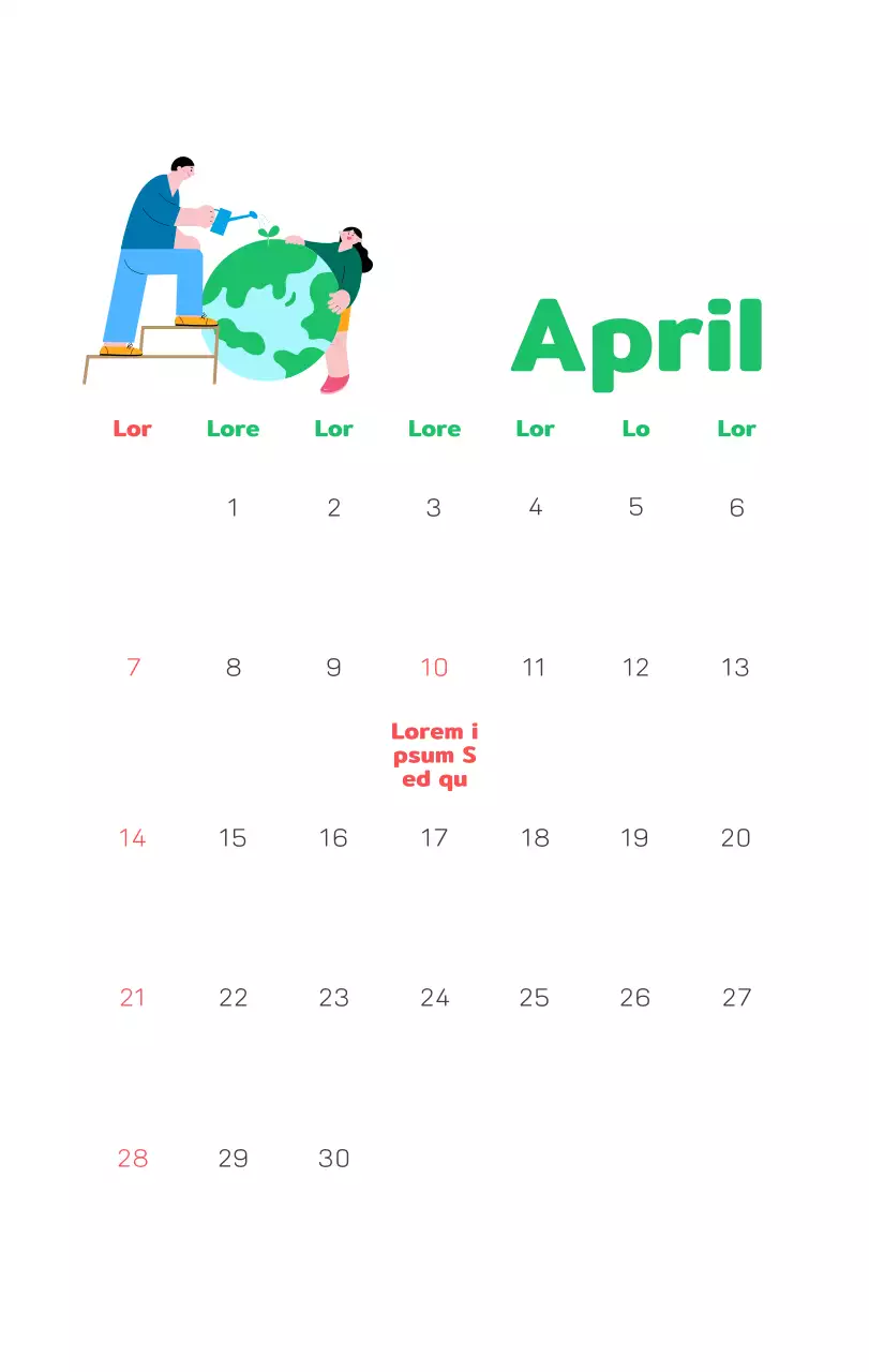 Vier de feestdagen met kleurrijke illustraties van mensen en de planeet.