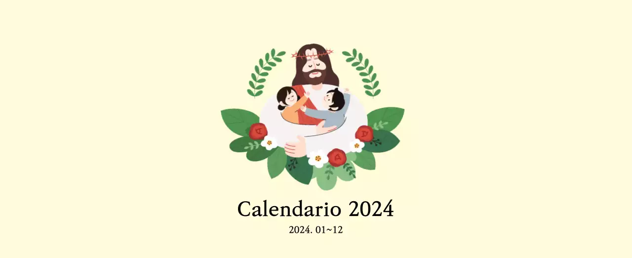 Colori caldiChiese con simpatiche illustrazioni