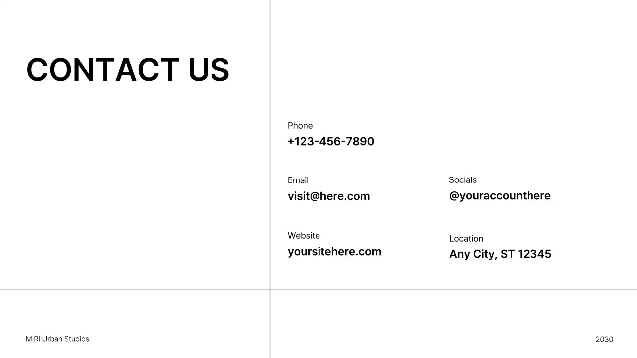 White Modern Architecture Portfolio Presentation