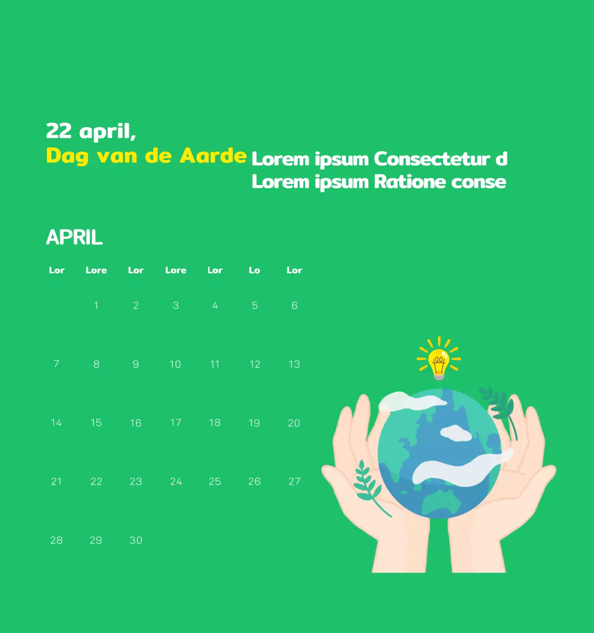 Vier de feestdagen met kleurrijke illustraties van mensen en de planeet.