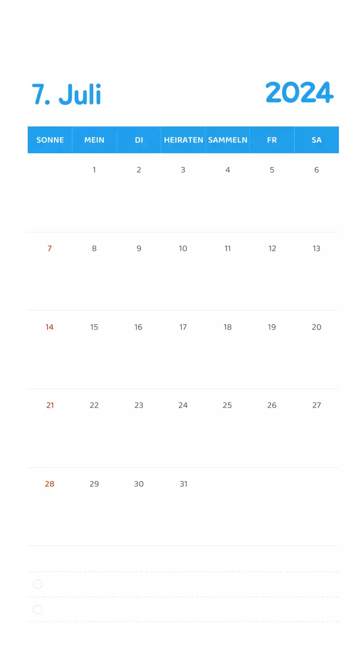 Ein Kalender mit farbenfrohen, emotionalen Illustrationen