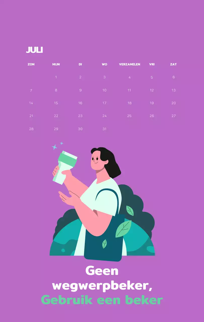 Vier de feestdagen met kleurrijke illustraties van mensen en de planeet.