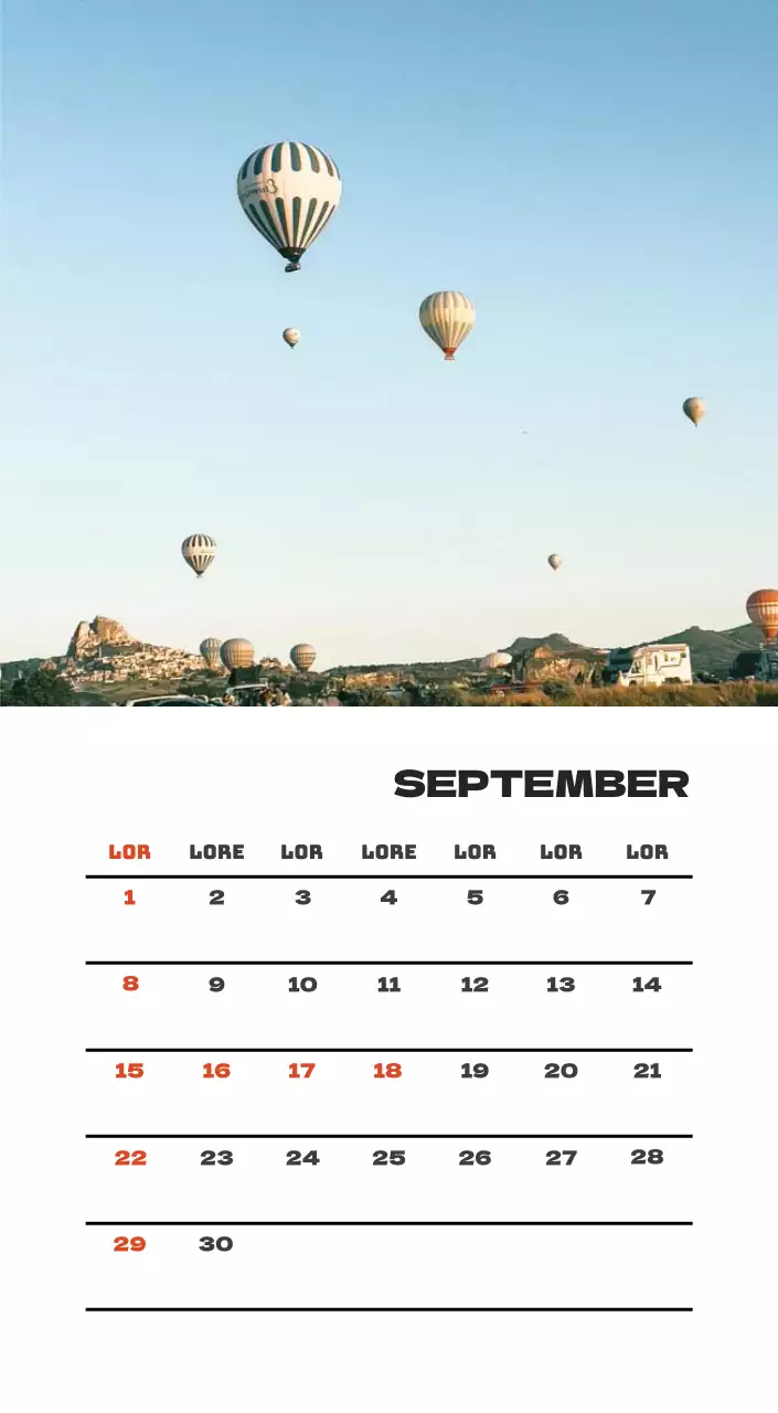 Een reisbureau dat de feestdagen viert met seizoensgebonden reisfotografie en een strakke, vetgedrukte tekstlay-out.