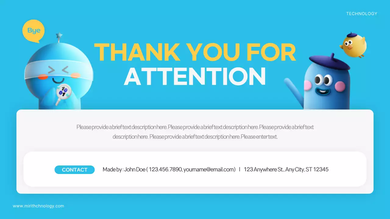 Blue Modern Tech Presentation