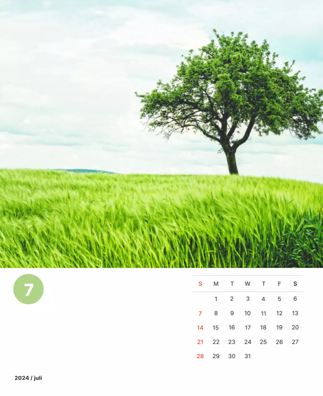 Warme landschapsfotografie in pastelkleuren