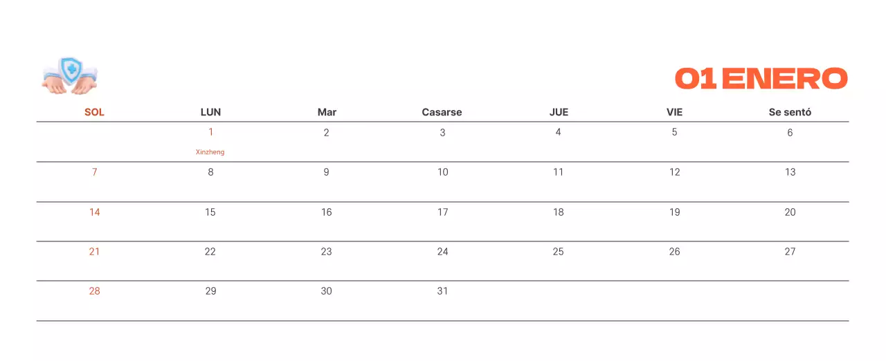Un hospital festivo con ilustraciones de temática sanitaria y familiar y acentos de color