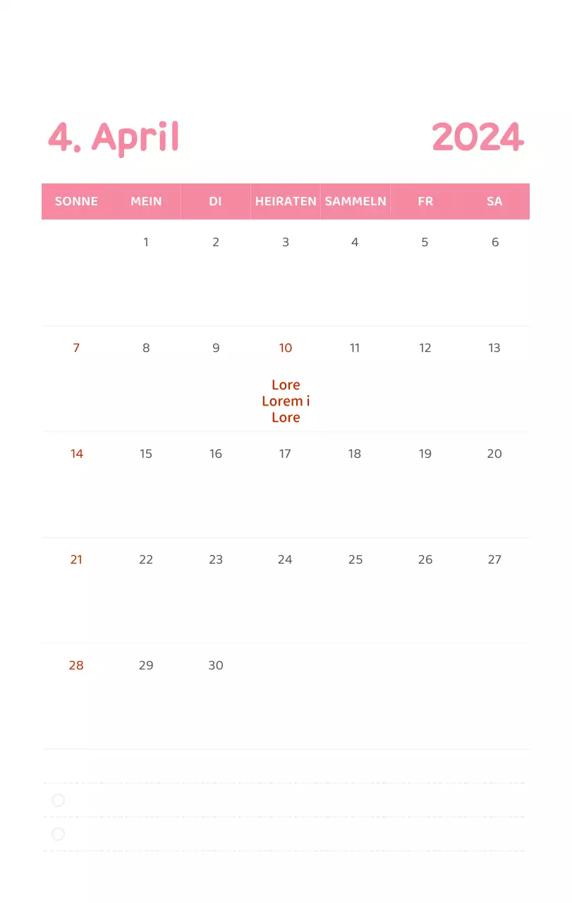 Ein Kalender mit farbenfrohen, emotionalen Illustrationen