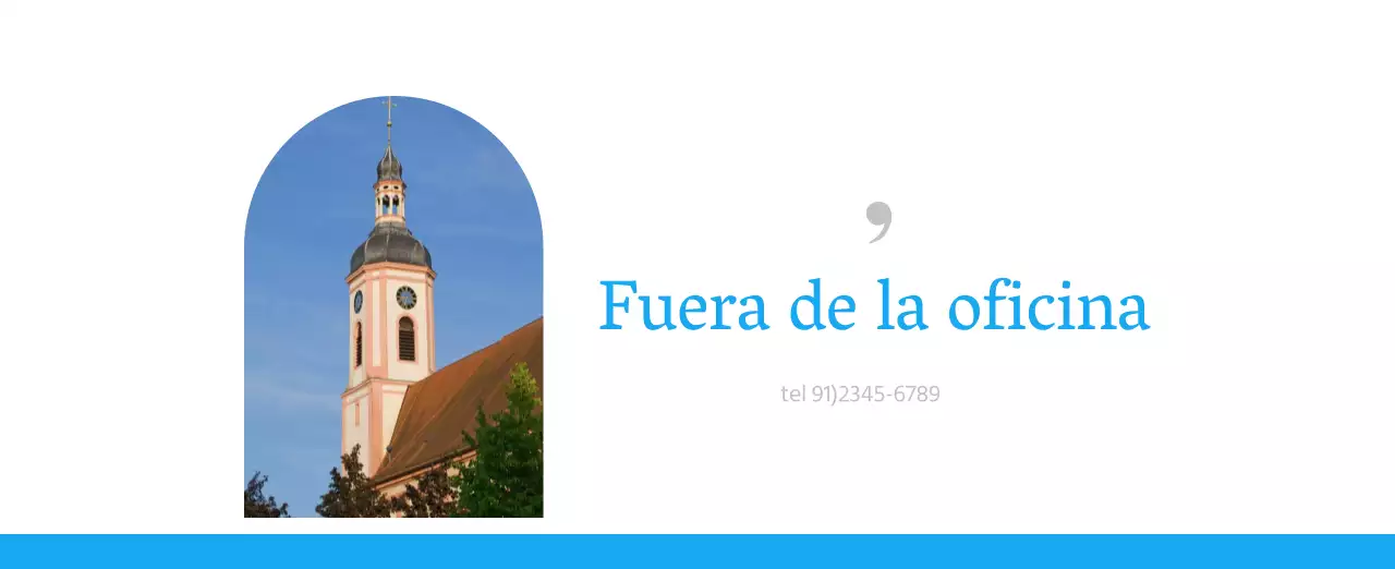 Calendario eclesiástico azul de concepto moderno