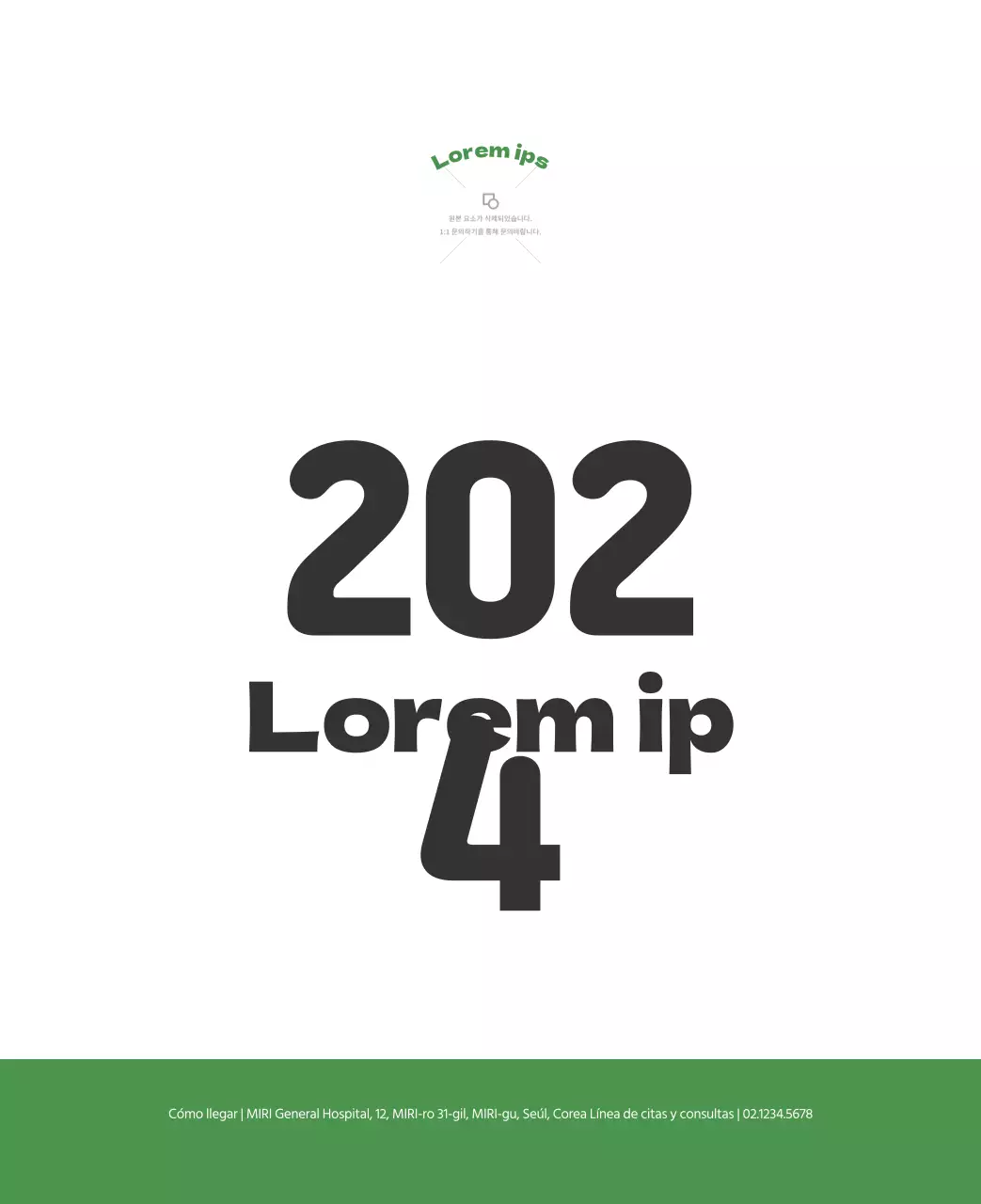 Un hospital festivo con ilustraciones de temática sanitaria y familiar y acentos de color