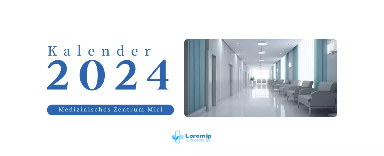 Krankenhauskalender mit saisonalen Landschaftsfotos