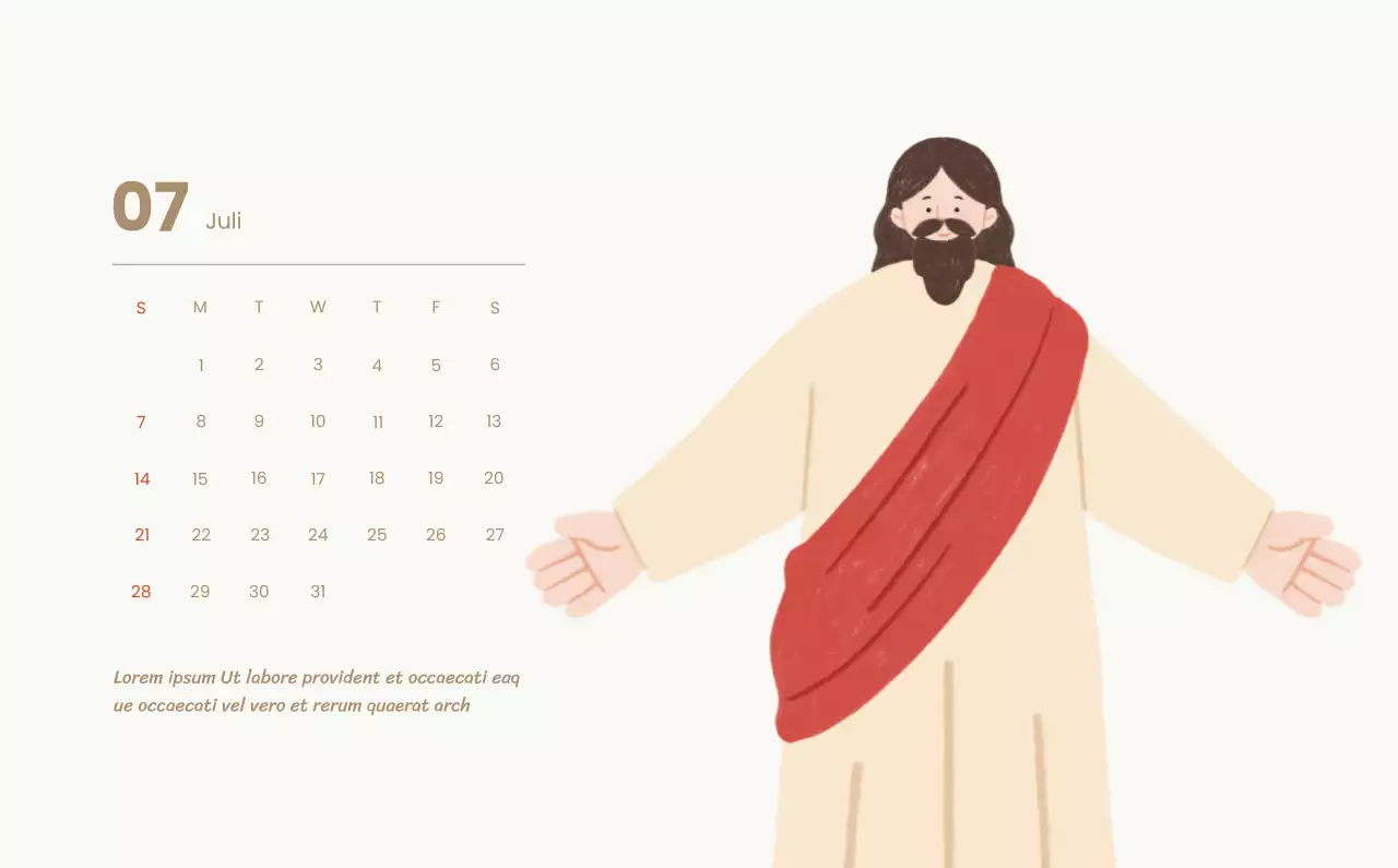 Ein Andachtskalender mit gemütlichen Illustrationen und Bibelversen auf hellblauem Hintergrund