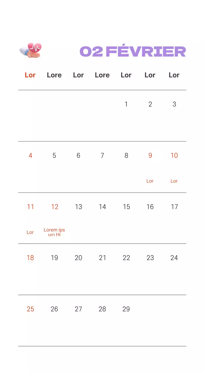 Un hôpital festif avec des illustrations sur le thème de la santé et de la famille et des accents colorés.