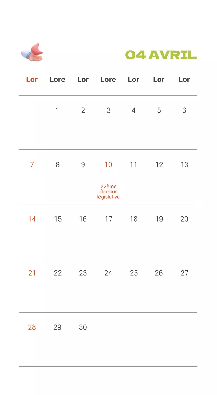 Un hôpital festif avec des illustrations sur le thème de la santé et de la famille et des accents colorés.