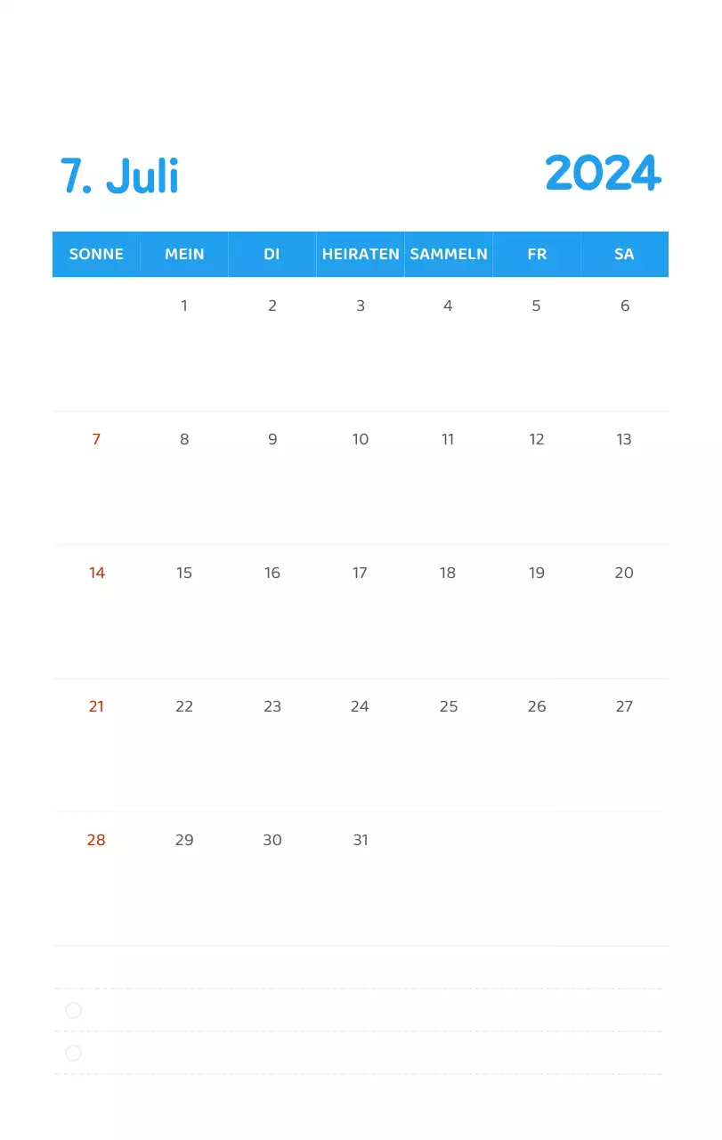 Ein Kalender mit farbenfrohen, emotionalen Illustrationen