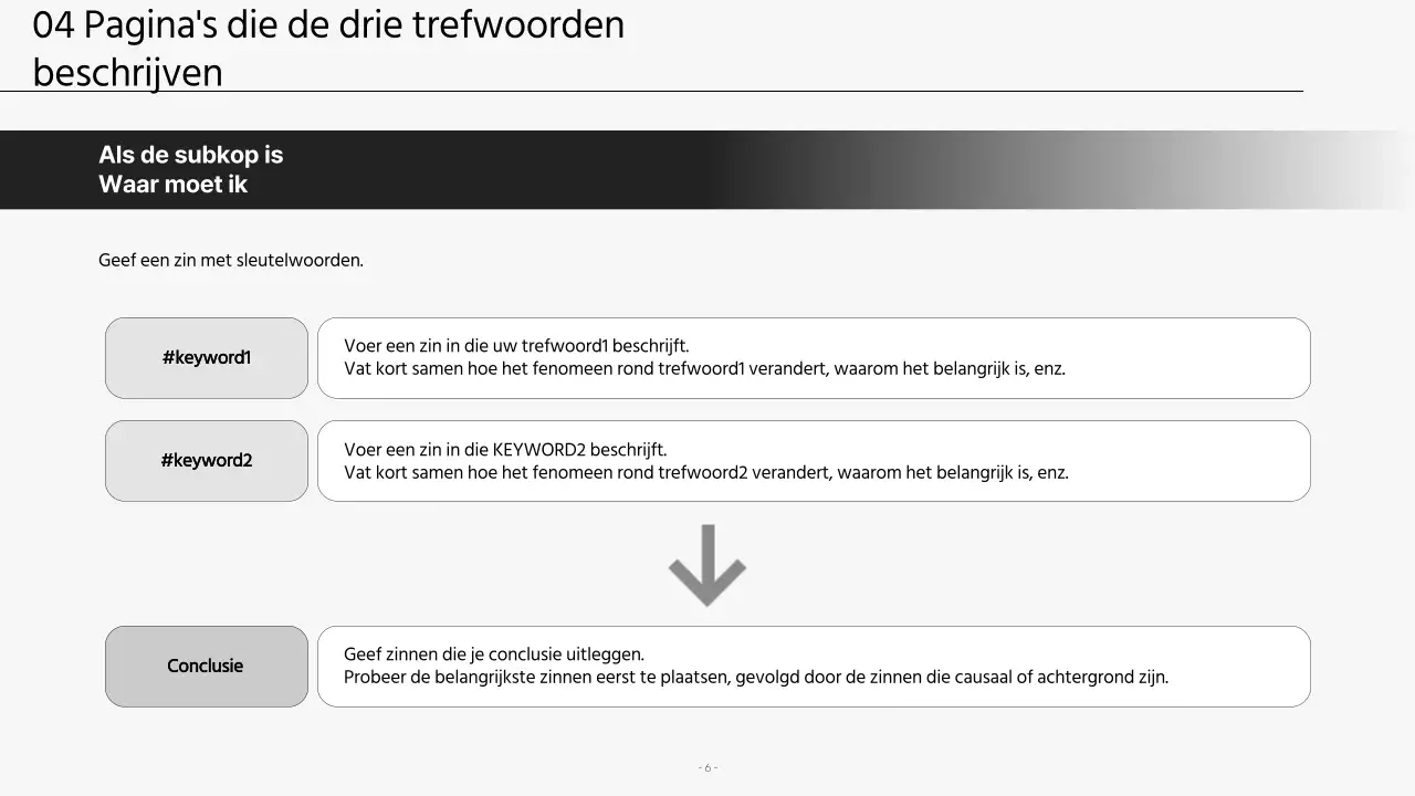 Moderne bedrijfspresentaties in zwart-wit