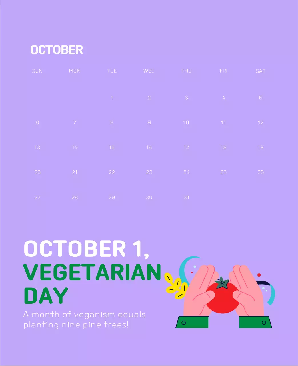 Sebuah yayasan sosial yang merayakan musim liburan dengan ilustrasi warna-warni manusia dan planet ini.