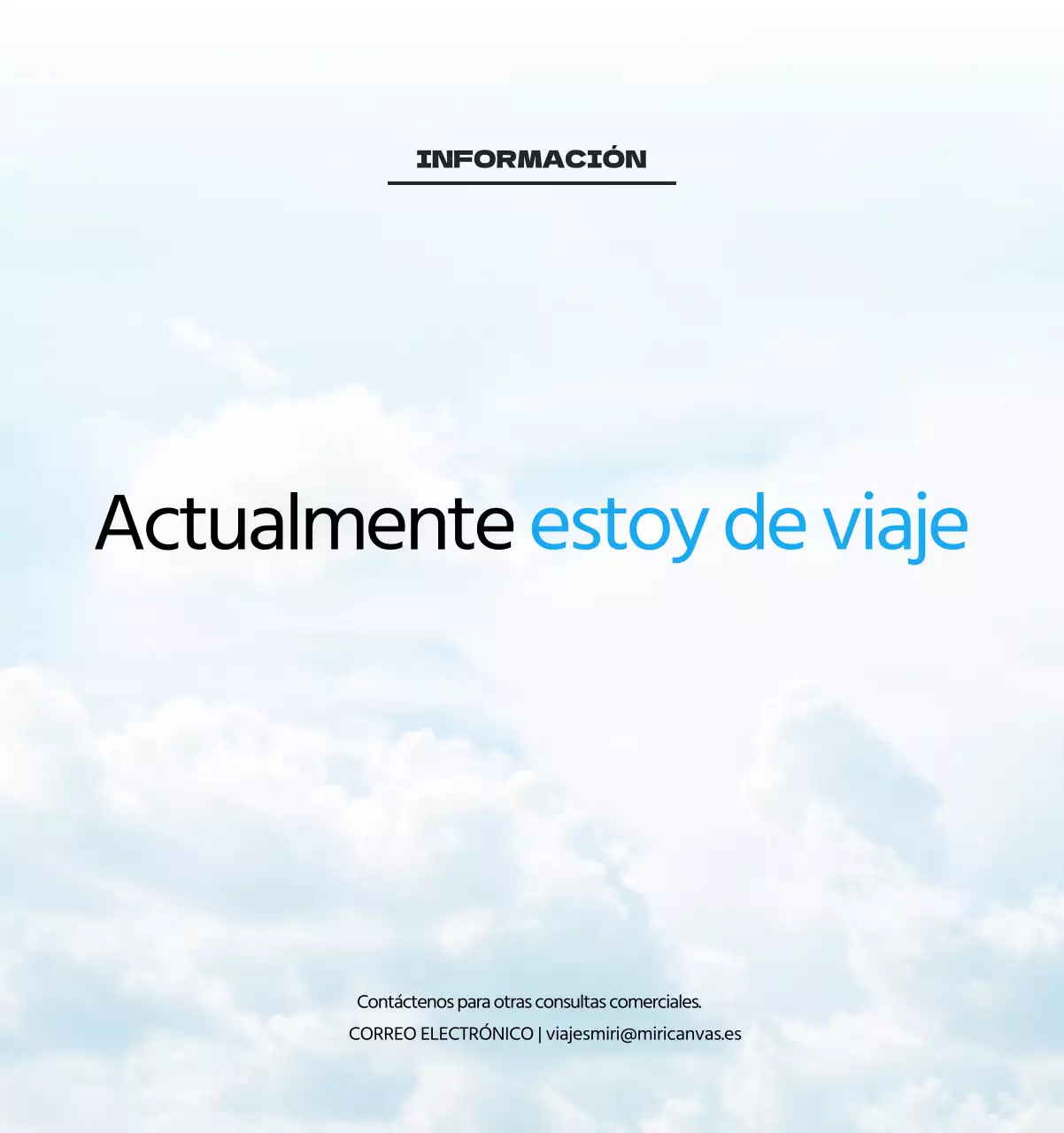 Una agencia de viajes celebra las fiestas con fotografías de viajes de temporada y un diseño de texto limpio y en negrita.