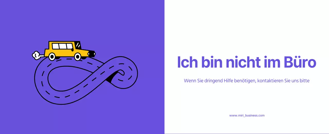 Saubere Linie Illustration auf einem lila Hintergrund