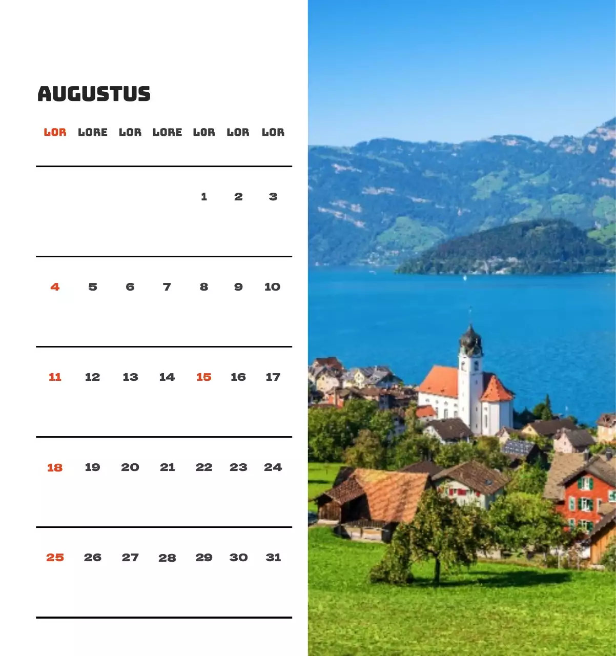 Een reisbureau dat de feestdagen viert met seizoensgebonden reisfotografie en een strakke, vetgedrukte tekstlay-out.